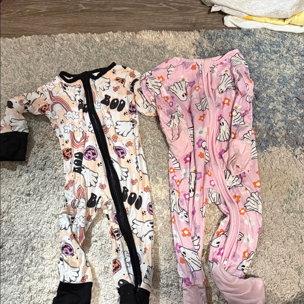 Kids Halloween and Ghost One Piece Set